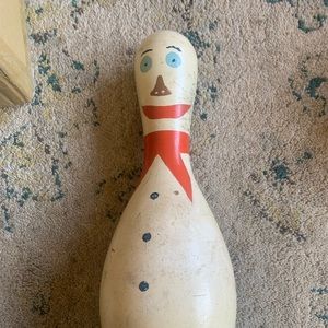 Hand made wooden bowling pin. One of a kind!